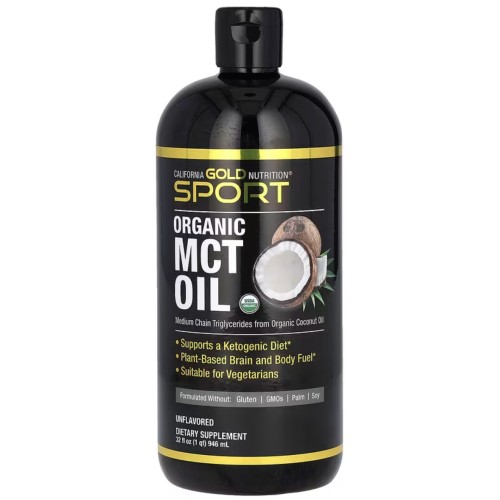 California Gold Nutrition, Sport, органическое масло MCT, 946 мл (32 жидк. унции)